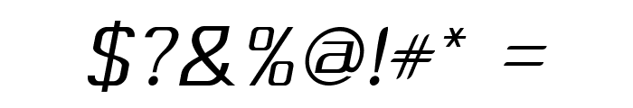 Corina-Italic Font OTHER CHARS