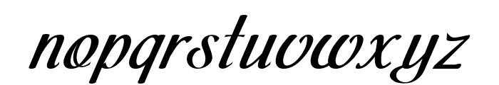 Corinthal-BoldItalic Font LOWERCASE