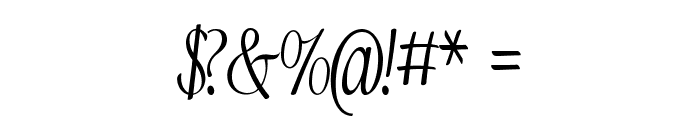 Corinthal-CondensedRegular Font OTHER CHARS