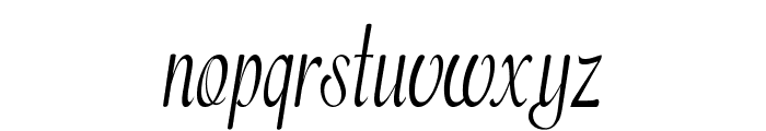 Corinthal-CondensedRegular Font LOWERCASE