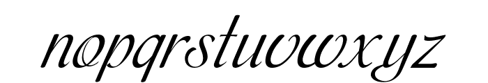 CorinthalItalic Font LOWERCASE