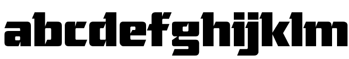 Cornered-Regular Font LOWERCASE