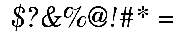 CoronaLTStd-Italic Font OTHER CHARS