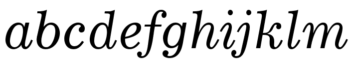CoronaLTStd-Italic Font LOWERCASE