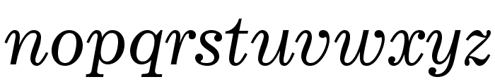 CoronaLTStd-Italic Font LOWERCASE