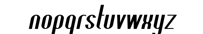 Corvan-BoldItalic Font LOWERCASE