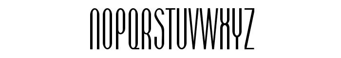 Corvan-CondensedRegular Font UPPERCASE