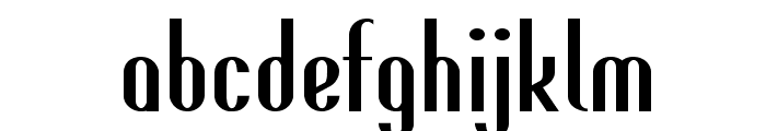 CorvanBold Font LOWERCASE