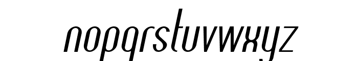 CorvanItalic Font LOWERCASE