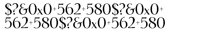 Cotoris Bold Font OTHER CHARS