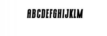 CONQUEST Slab-Bold Italic.ttf Font UPPERCASE