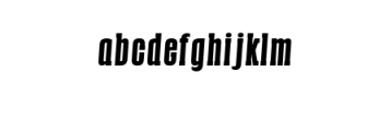 CONQUEST Slab-Bold Italic.ttf Font LOWERCASE