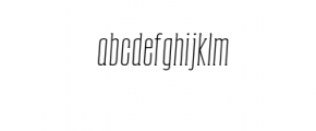 CONQUEST Slab-Light Italic.ttf Font LOWERCASE