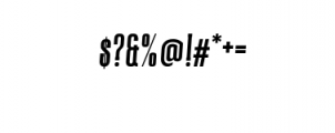 CONQUEST Slab-Medium Italic.ttf Font OTHER CHARS