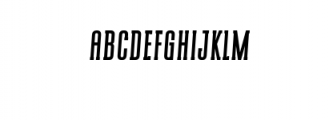 CONQUEST Slab-Medium Italic.ttf Font UPPERCASE