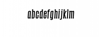 CONQUEST Slab-Medium Italic.ttf Font LOWERCASE