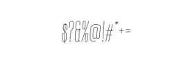 CONQUEST Slab-Thin Italic.ttf Font OTHER CHARS