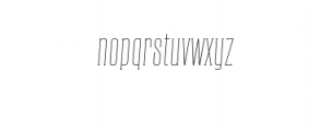 CONQUEST Slab-Thin Italic.ttf Font LOWERCASE
