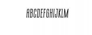 CONQUESTSlab-Regular Italic.ttf Font UPPERCASE