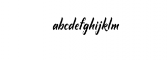 Comebro Unconnected.ttf Font LOWERCASE