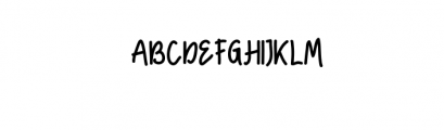 Comic Type Font UPPERCASE