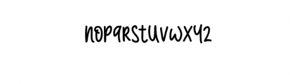 Comic Type Font LOWERCASE