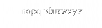 Concetta Kalvani Font LOWERCASE