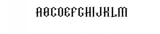 Conchita Typeface Font UPPERCASE