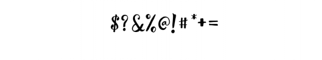 Corets Script.ttf Font OTHER CHARS