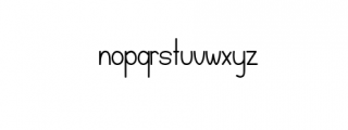 Coretz.otf Font LOWERCASE