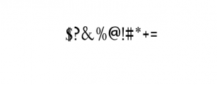 Cornelia - Serif Regular.ttf Font OTHER CHARS