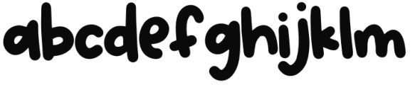 CoCoCookie Font LOWERCASE