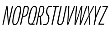 Coegit Compact Light Italic Font UPPERCASE