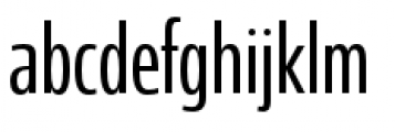 Coegit Condensed Regular Font LOWERCASE