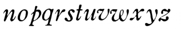 Coldstyle Italic Font LOWERCASE