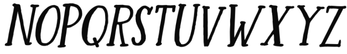 Colporteur Italic Font UPPERCASE