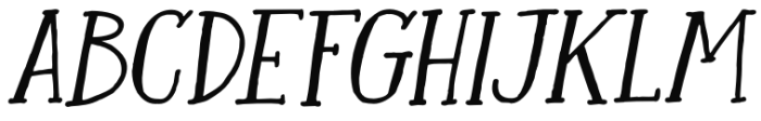 Colporteur Italic Font LOWERCASE