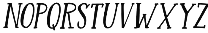 Colporteur Italic Font LOWERCASE