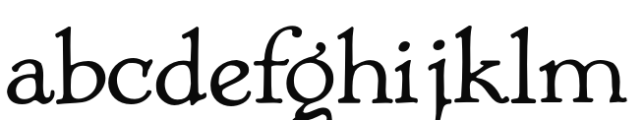 Colwell HPLHS Regular Font LOWERCASE