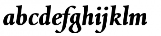 Combi Italic Bold Font LOWERCASE
