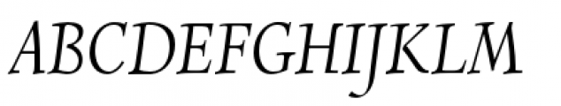 Combi Italic Light Font UPPERCASE