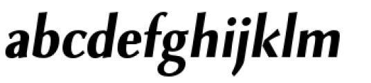 Combi Sans Bold Oblique Font LOWERCASE