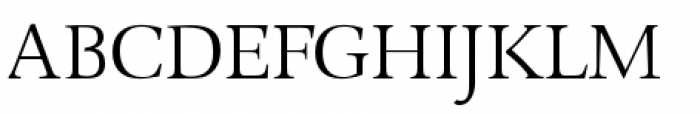 Combi Serif Light Font UPPERCASE