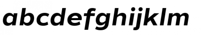 Commuters Sans Bold Italic Font LOWERCASE