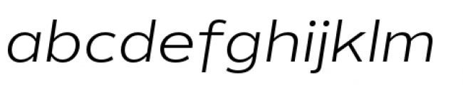 Commuters Sans Light Italic Font LOWERCASE