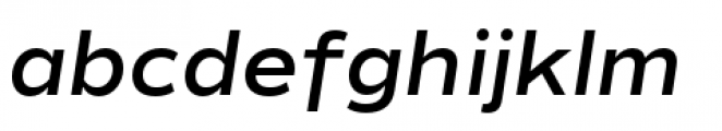 Commuters Sans Semi Bold Italic Font LOWERCASE