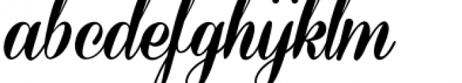 Coneria Script Fat Font LOWERCASE