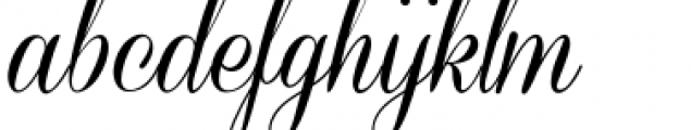 Coneria Script Medium Font LOWERCASE