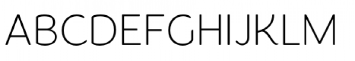 Congenial Thin Font UPPERCASE