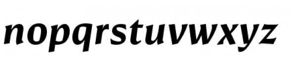 Conglomerate Demi Italic Font LOWERCASE